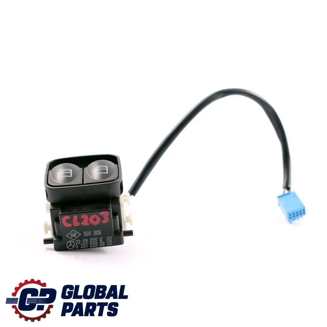 Interrupteur Régulateur Vitres Porte Côté Conducteur pour Mercedes CL203 à propos du numéro de pièce A2038200810 Mercedes CL203 Interrupteur Régulateur Vitres Porte Côté Conducteur - SKU A2038200810 - Numéro de pièce A2038200810