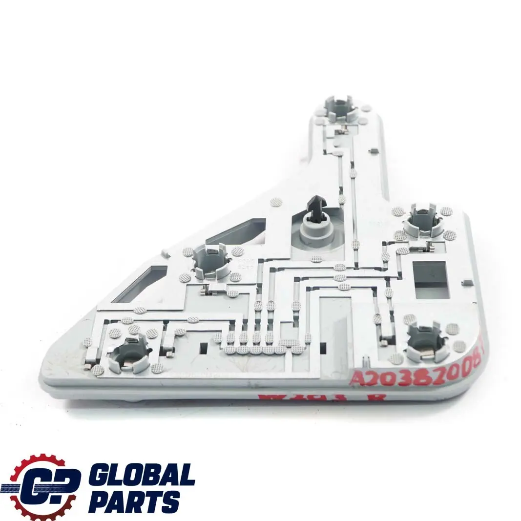 Panel Lateral Luz Lámpara Portalámparas Trasero Derecho para Mercedes W203 con número de pieza A2038200877 Mercedes W203 Panel Lateral Luz Lámpara Portalámparas Trasero Derecho - SKU A2038200877 - Número de pieza A2038200877