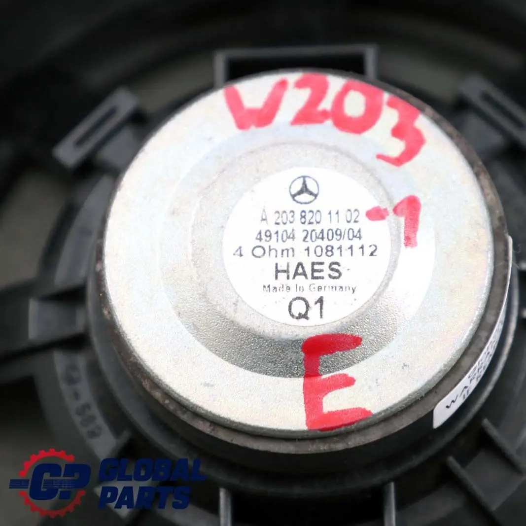 Mercedes CLK W203 C209 altoparlante anteriore sinistro destro porta - SKU A2038201102-1 - Numero di parte A2038201102