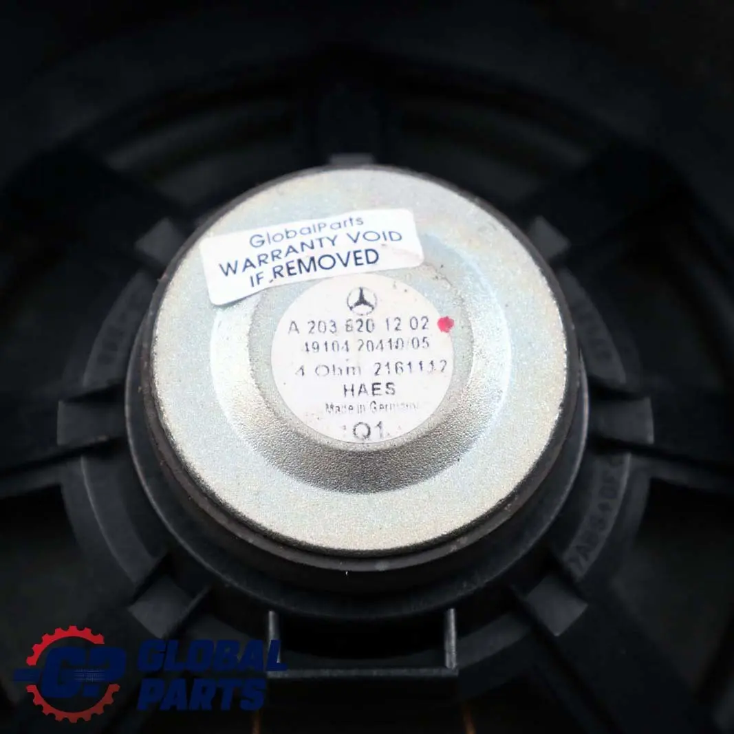 Mercedes-Benz CL203 Front Left Right Door Loudspeaker Speaker to with Part number A2038201202 Mercedes-Benz CL203 Front Left Right Door Loudspeaker Speaker - SKU A2038201202 - Part number A2038201202