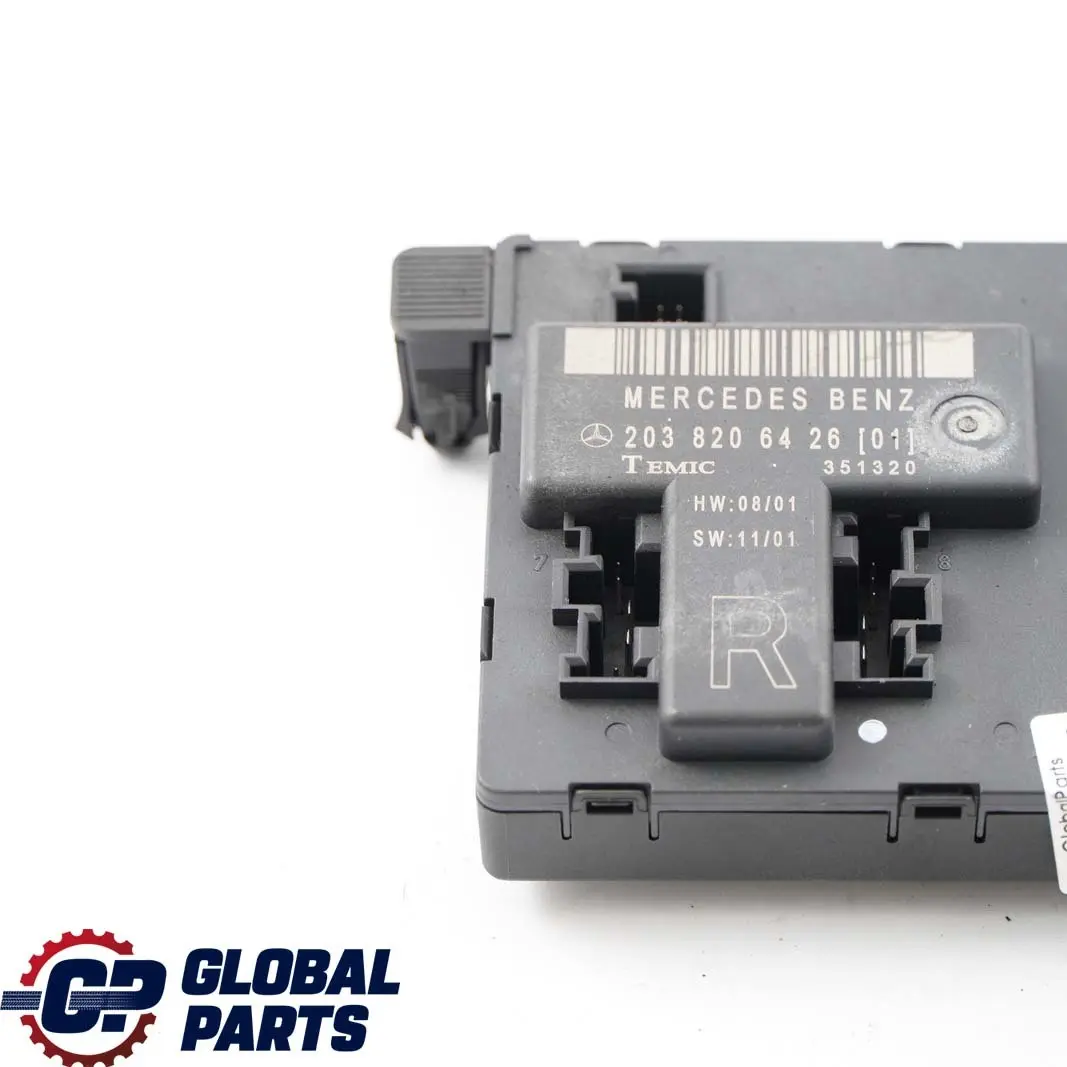Mercedes-Benz C-Class W203 2 Door Control Module Front Right O/S to with Part number A2038201485 Mercedes-Benz C-Class W203 2 Door Control Module Front Right O/S - SKU A2038201485-2 - Part number A2038201485
