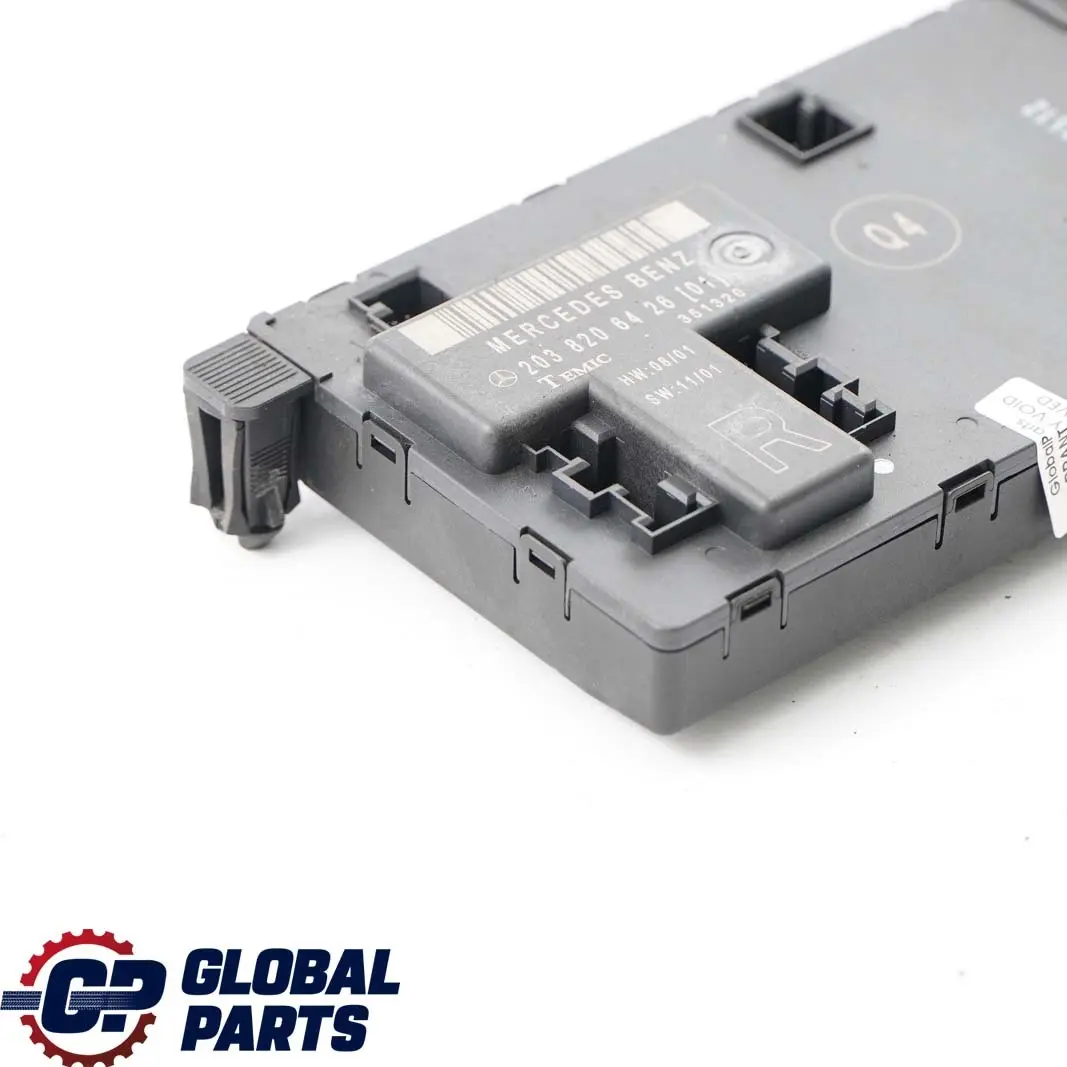 Mercedes-Benz C-Class W203 2 Door Control Module Front Right O/S to with Part number A2038201485 Mercedes-Benz C-Class W203 2 Door Control Module Front Right O/S - SKU A2038201485-2 - Part number A2038201485