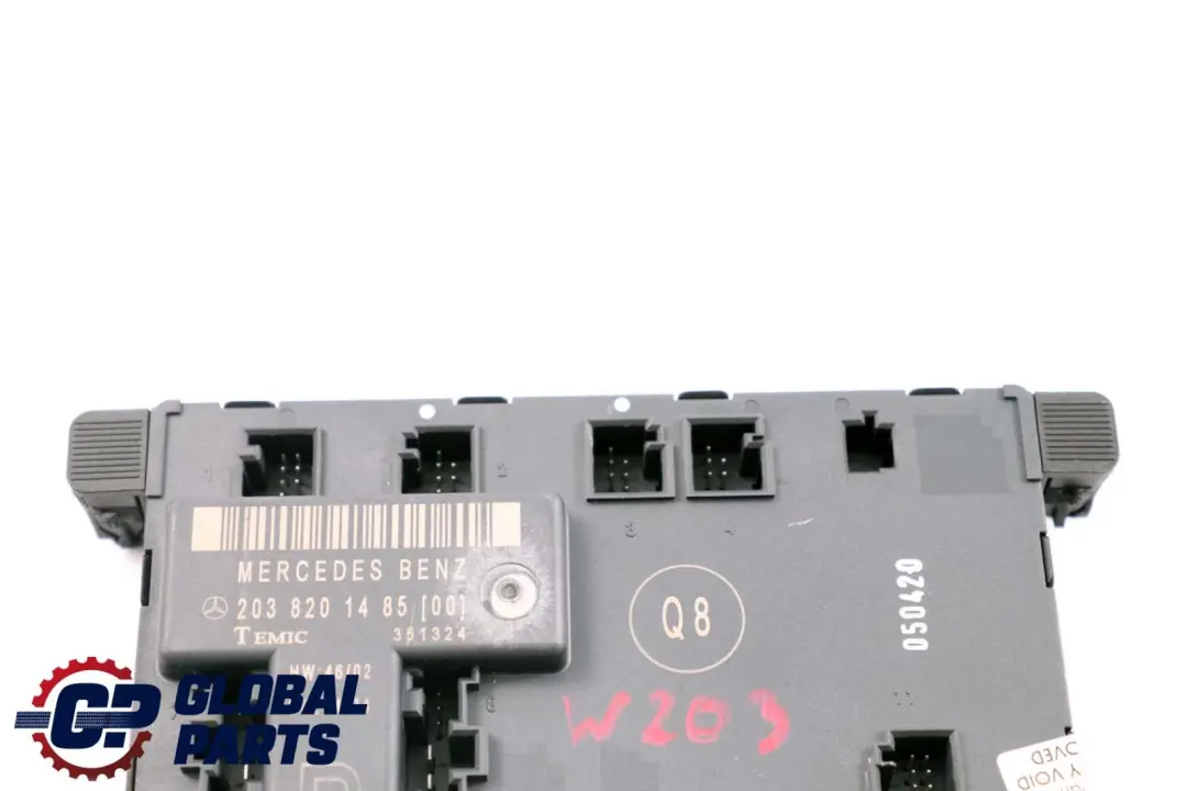 Mercedes W203 Module Contrôle Porte Avant Droite - SKU A2038201485 - Numéro de pièce A2038201485