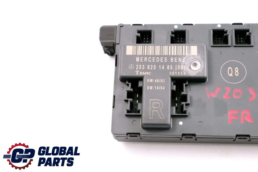 Mercedes W203 Module Contrôle Porte Avant Droite - SKU A2038201485 - Numéro de pièce A2038201485