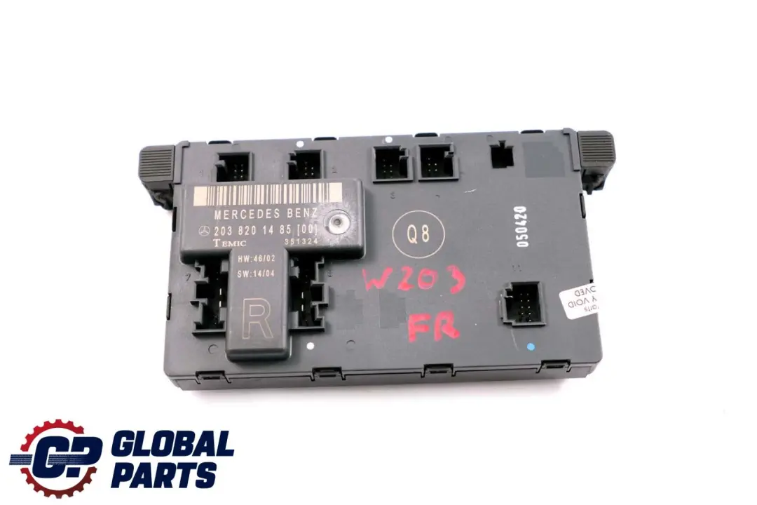 Door Control Module Front Right O/S to Mercedes W203 with Part number A2038201485 Mercedes W203 Door Control Module Front Right O/S - SKU A2038201485 - Part number A2038201485