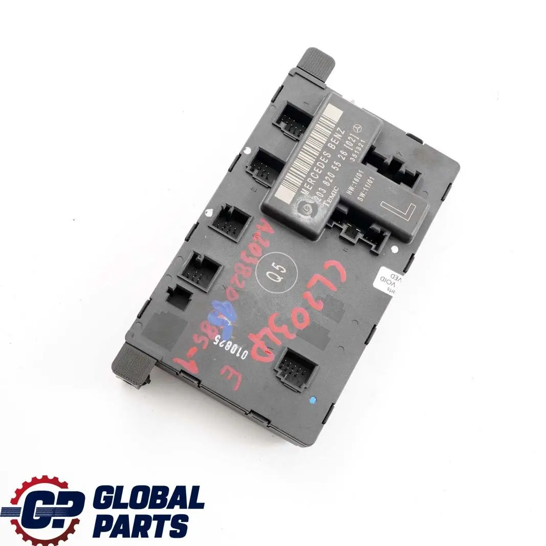 Clase W203 Modulo De Control De Puerta Delantera Izquierda para Mercedes con número de pieza A2038201585 Mercedes Clase W203 Modulo De Control De Puerta Delantera Izquierda - SKU A2038201585-1 - Número de pieza A2038201585