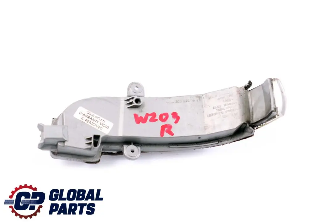 Wing Espejo Intermitente Luz Indicadora Derecha para Mercedes W203 con número de pieza A2038201621 Mercedes W203 Wing Espejo Intermitente Luz Indicadora Derecha - SKU A2038201621 - Número de pieza A2038201621