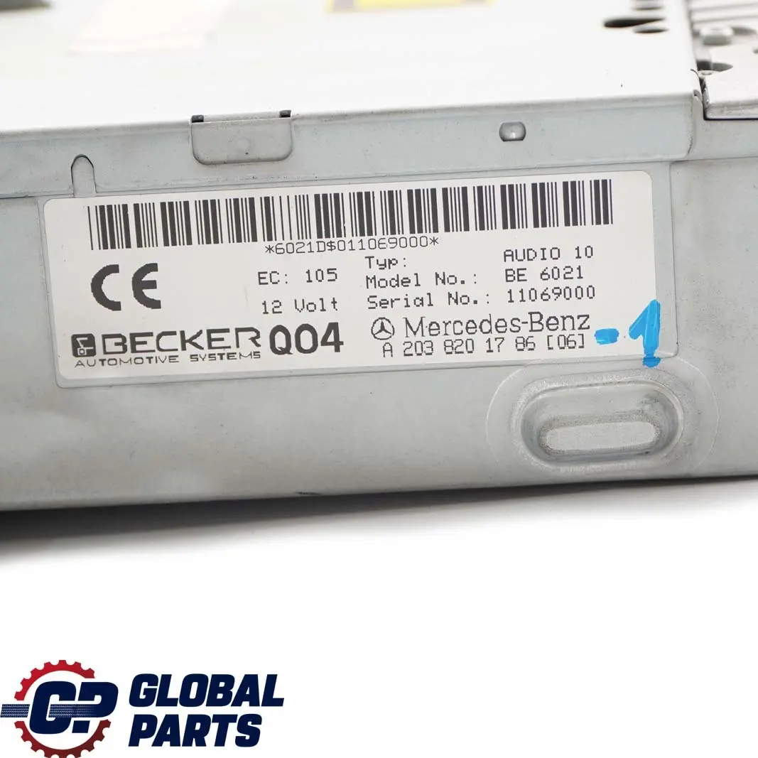  Mercedes-Benz C-Klasse W203 Autoradio Audio CD Player Radio - SKU A2038201786-1 - Teilenummer A2038201786