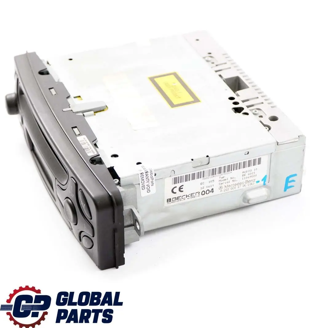 Mercedes-Benz C-Class W203 1 CD Player Audio Stereo Radio Head Unit to with Part number A2038201786 Mercedes-Benz C-Class W203 1 CD Player Audio Stereo Radio Head Unit - SKU A2038201786-1 - Part number A2038201786