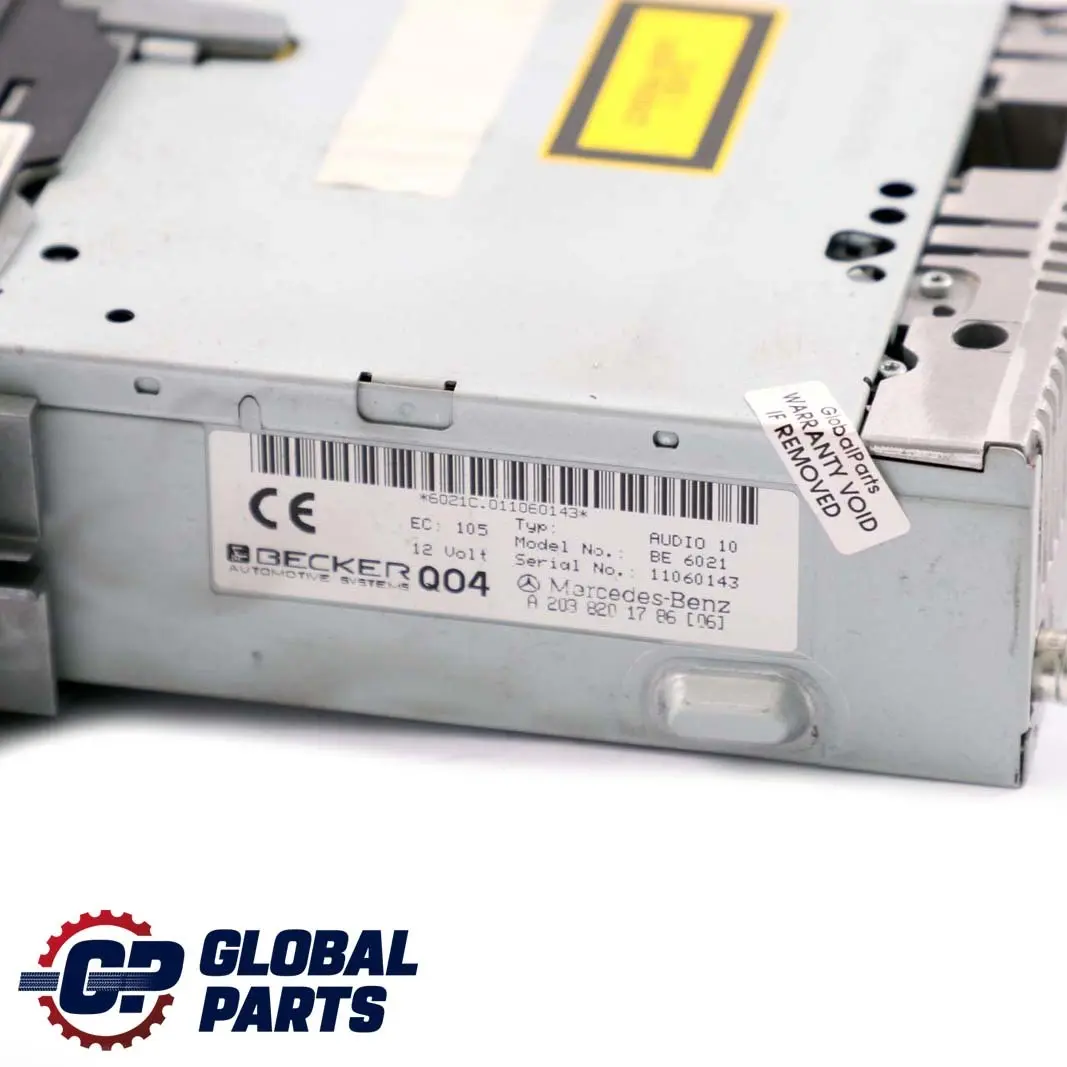  Mercedes-Benz C-Class W203 CD Player Audio Stereo Radio Head Unit - SKU A2038201786 - Part number A2038201786