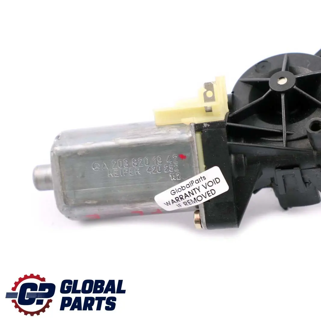 Mercedes-Benz C W203 Front Left Door Electric Window Lifter Motor to with Part number A2038201942 Mercedes-Benz C W203 Front Left Door Electric Window Lifter Motor - SKU A2038201942 - Part number A2038201942