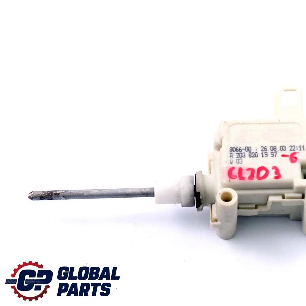 Mercedes-Benz CLC-Class CL203 6 Motor Actuador Liberación Tapa Combustible para con número de pieza A2038201997 Mercedes-Benz CLC-Class CL203 6 Motor Actuador Liberación Tapa Combustible - SKU A2038201997-6 - Número de pieza A2038201997