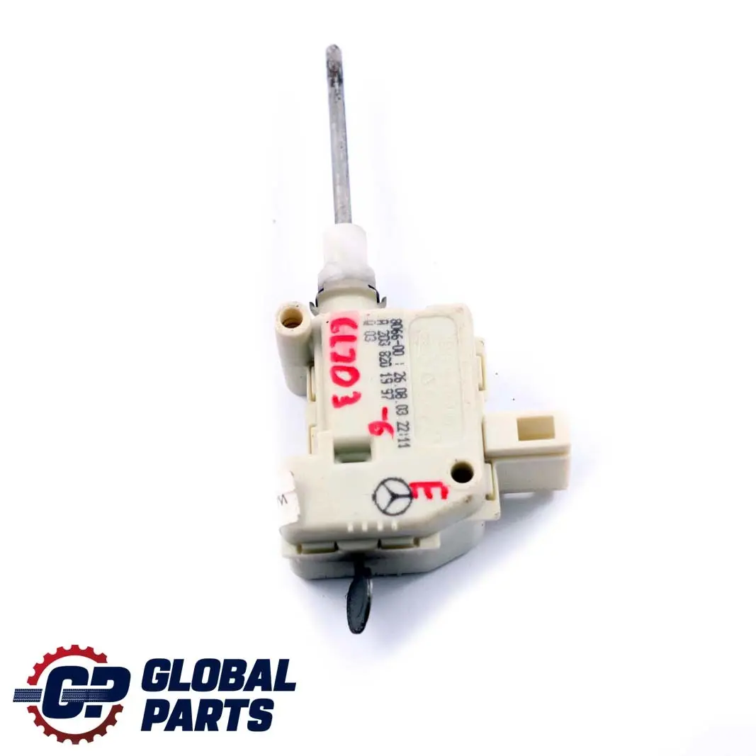 Mercedes-Benz CLC-Class CL203 6 Motor Actuador Liberación Tapa Combustible para con número de pieza A2038201997 Mercedes-Benz CLC-Class CL203 6 Motor Actuador Liberación Tapa Combustible - SKU A2038201997-6 - Número de pieza A2038201997