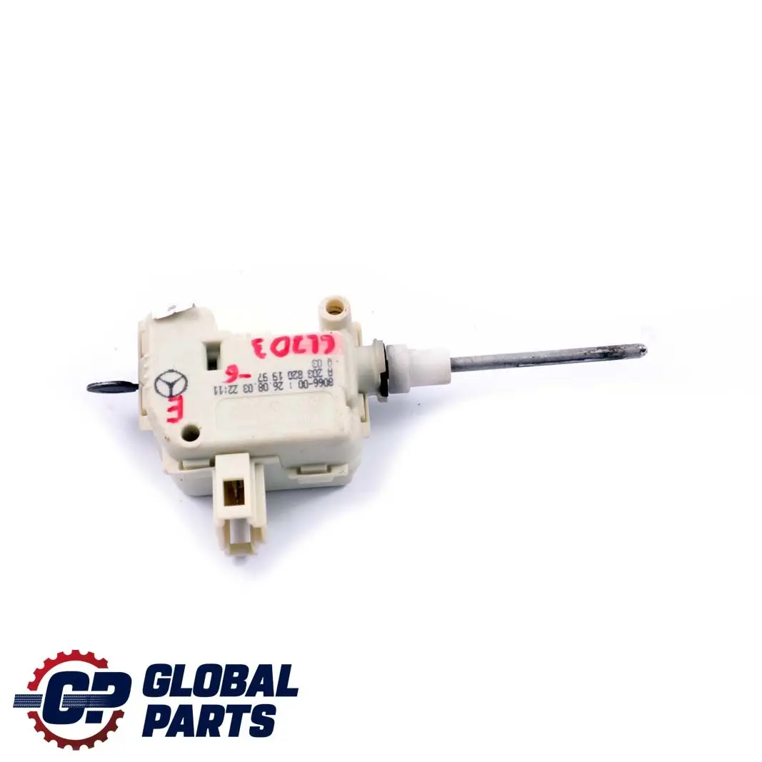  Mercedes-Benz CLC CL203 6 Stellmotor Stellelement Tankklappe - SKU A2038201997-6 - Teilenummer A2038201997