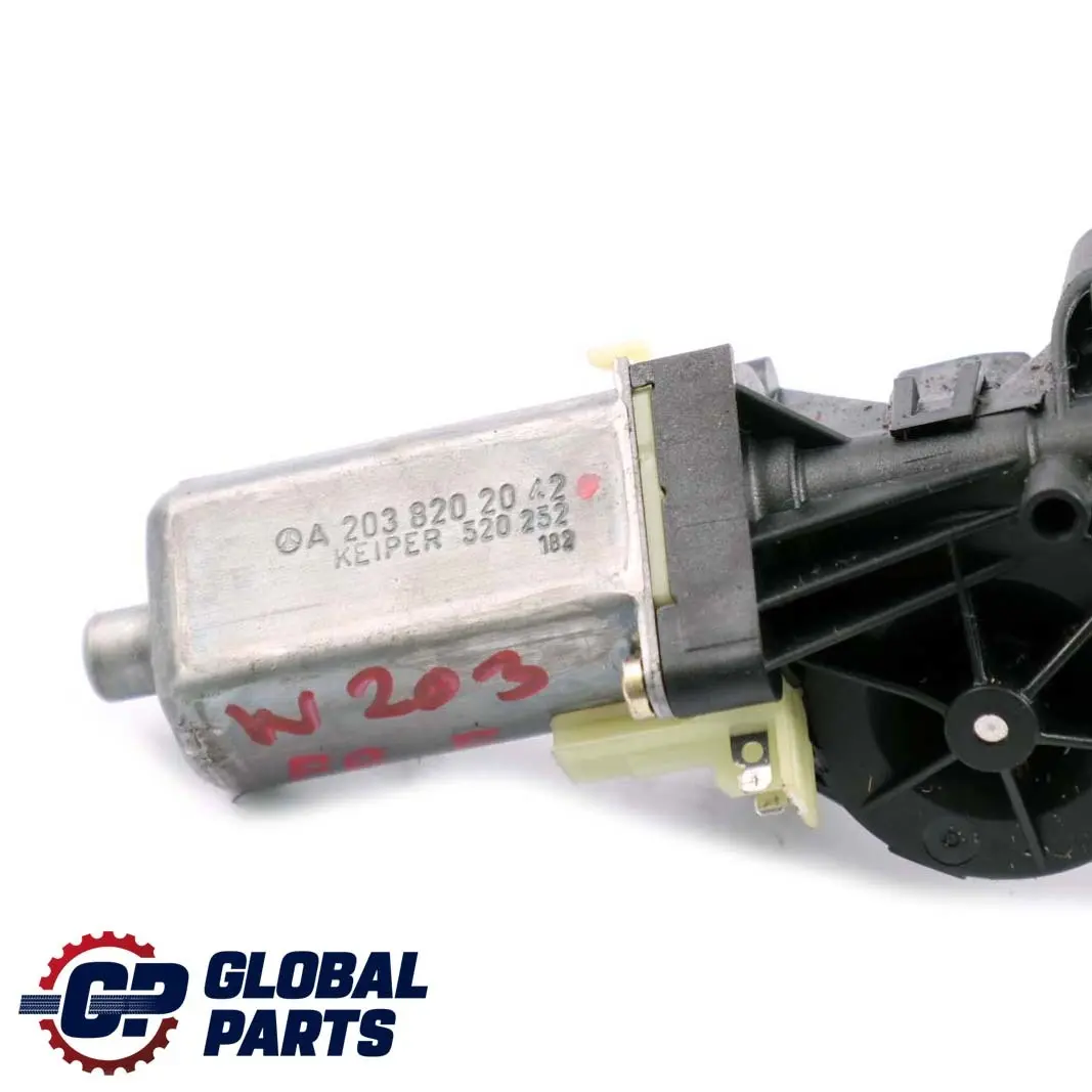 Mercedes-Benz C W203 Front Right Door Electric Window Lifter Motor to with Part number A2038202042 Mercedes-Benz C W203 Front Right Door Electric Window Lifter Motor - SKU A2038202042 - Part number A2038202042