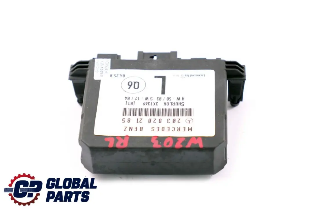  Mercedes-Benz C-Class W203 Door Control Module Rear Left N/S - SKU A2038202185 - Part number A2038202185