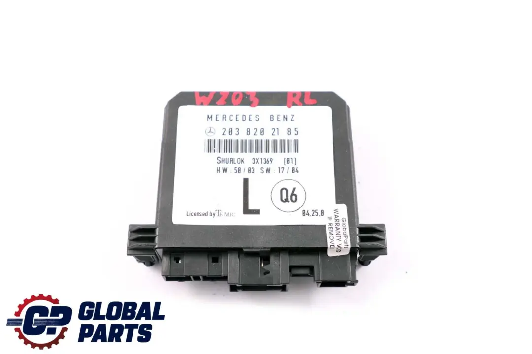 Modulo Di Controllo Della Porta Posteriore Sinistra per Mercedes W203 con numero di parte A2038202185 Mercedes W203 Modulo Di Controllo Della Porta Posteriore Sinistra - SKU A2038202185 - Numero di parte A2038202185