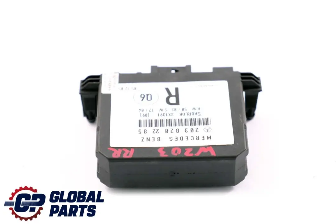  Mercedes-Benz C-Class W203 Door Control Module Right Rear O/S - SKU A2038202285 - Part number A2038202285