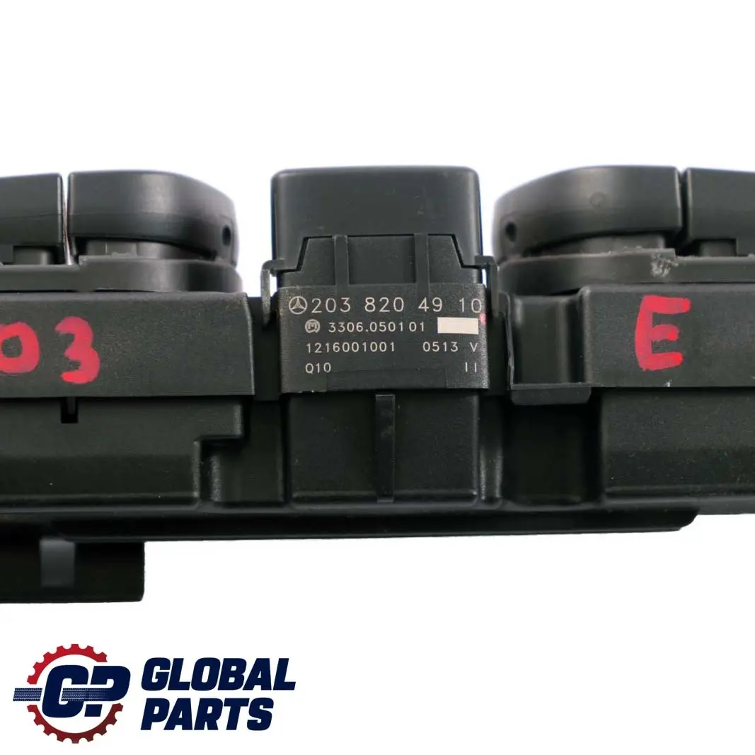  Mercedes-Benz C-Class W203 Center Hazard Control Switch Panel ESP - SKU A2038204910 - Part number A2038204910