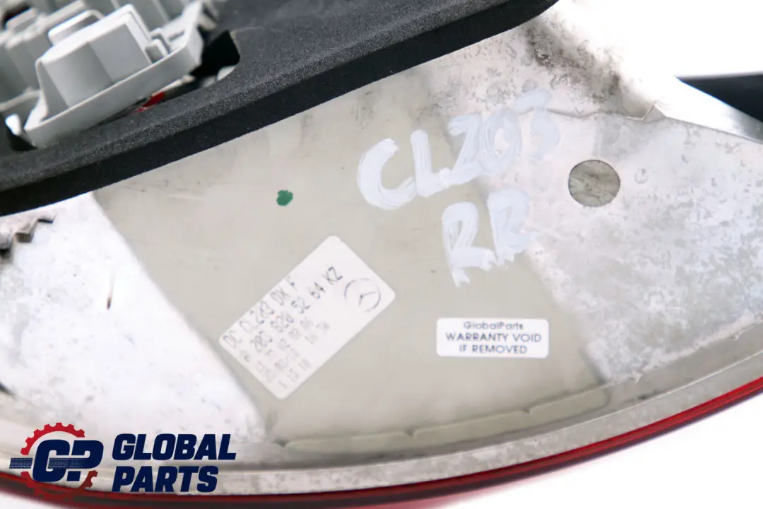 Trasero Derecho Luz Trasera Lámpara Panel Lateral para Mercedes CL203 con número de pieza A2038205264 Mercedes CL203 Trasero Derecho Luz Trasera Lámpara Panel Lateral - SKU A2038205264 - Número de pieza A2038205264