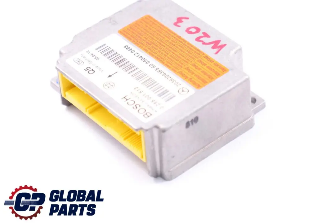  Mercedes-Benz C-Class W203 Airbag System Control Unit Module ECU - SKU A2038206385 - Part number A2038206385