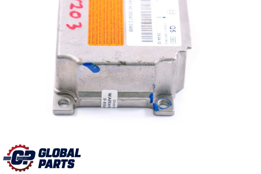  Mercedes-Benz C-Class W203 Airbag System Control Unit Module ECU - SKU A2038206385 - Part number A2038206385