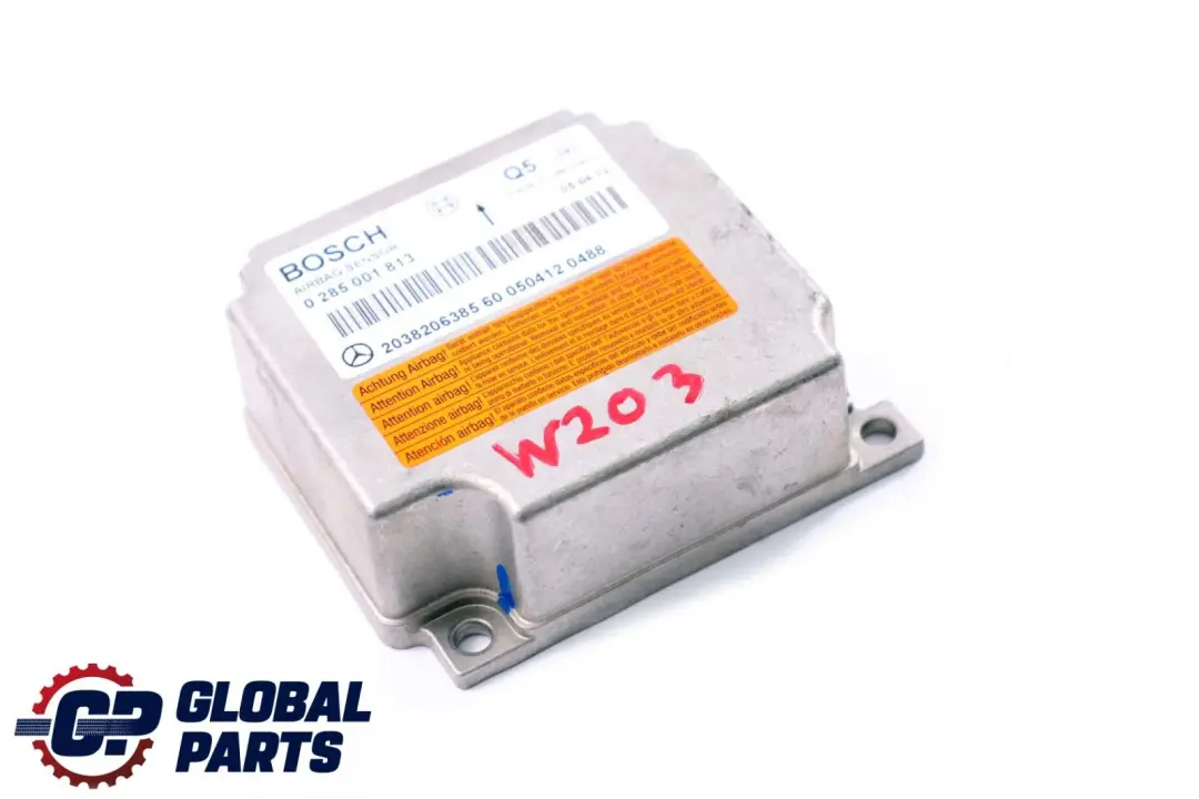  Mercedes-Benz C-Class W203 Airbag System Control Unit Module ECU - SKU A2038206385 - Part number A2038206385