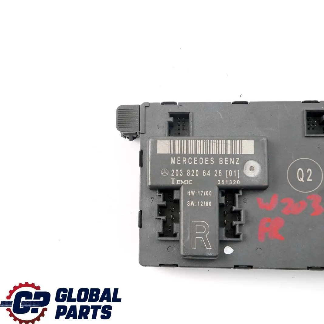  Mercedes-Benz C-Class W203 Front Right Door O/S Control Unit Module - SKU A2038206426 - Part number A2038206426