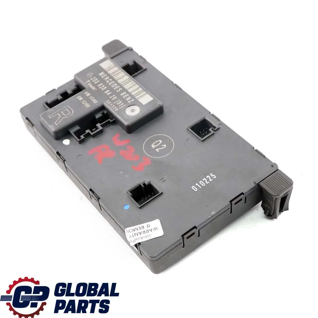 Mercedes-Benz W203 Porte avant Droite Steurgerat Module pour à propos du numéro de pièce A2038206426 Mercedes-Benz W203 Porte avant Droite Steurgerat Module - SKU A2038206426 - Numéro de pièce A2038206426