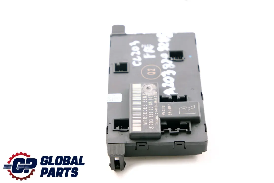 Mercedes-Benz CLC CL203 Modulo di controllo porta anteriore destra per con numero di parte A2038209085 Mercedes-Benz CLC CL203 Modulo di controllo porta anteriore destra - SKU A2038209285 - Numero di parte A2038209085