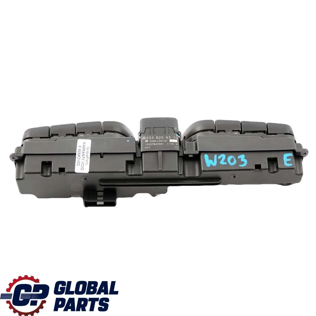 Mercedes-Benz C-Klasse W203 Schalterblock Bedienteil ESP für mit Teilenummer A2038218979 Mercedes-Benz C-Klasse W203 Schalterblock Bedienteil ESP - SKU A2038209310 - Teilenummer A2038218979