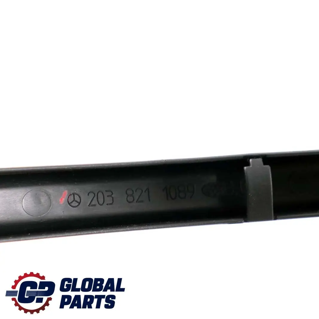 Mercedes-Benz C W203 Trunk Tailgate Rear Right Hinge Cover Trim para con número de pieza A2038211089 Mercedes-Benz C W203 Trunk Tailgate Rear Right Hinge Cover Trim - SKU A2038211089 - Número de pieza A2038211089