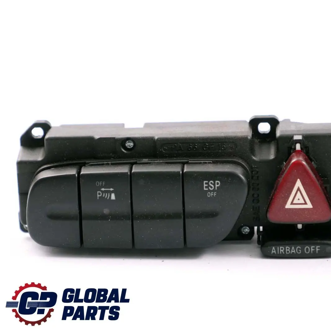  Mercedes-Benz CL203 Center Hazard Control Switch Panel ESP - SKU A2038217958 - Part number A2038204910