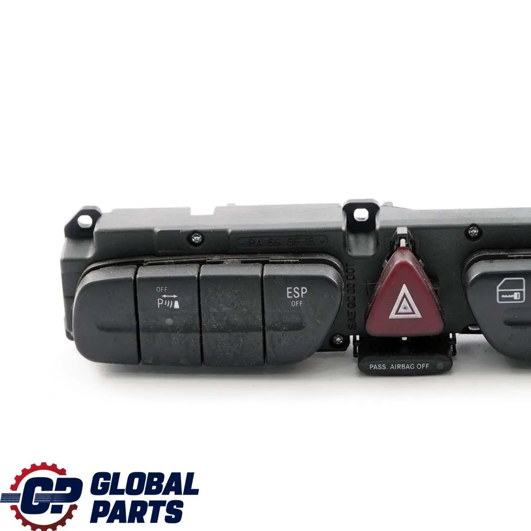 Mercedes-Benz CL203 Center Hazard Control Switch Panel ESP  - SKU A2038218979 - Part number A2038218979