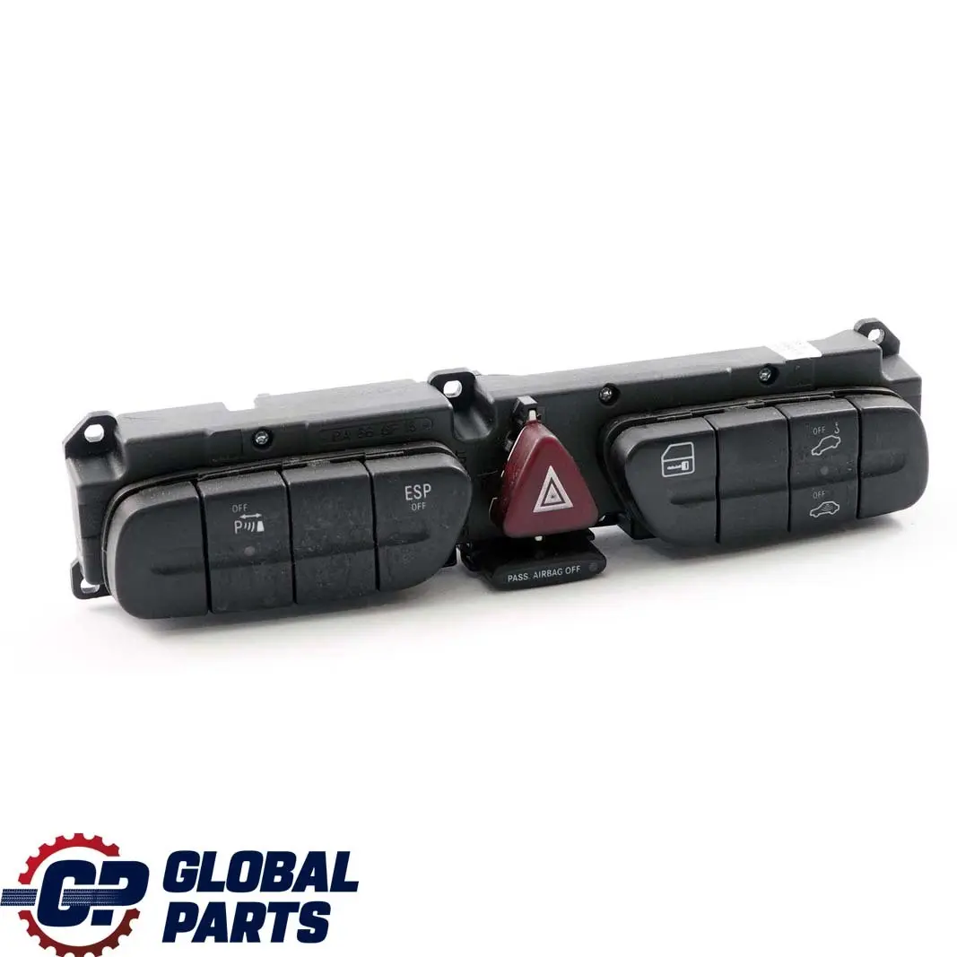  Mercedes-Benz CL203 Central Hazard Control Panel Interruptor ESP - SKU A2038218979 - Número de pieza A2038218979