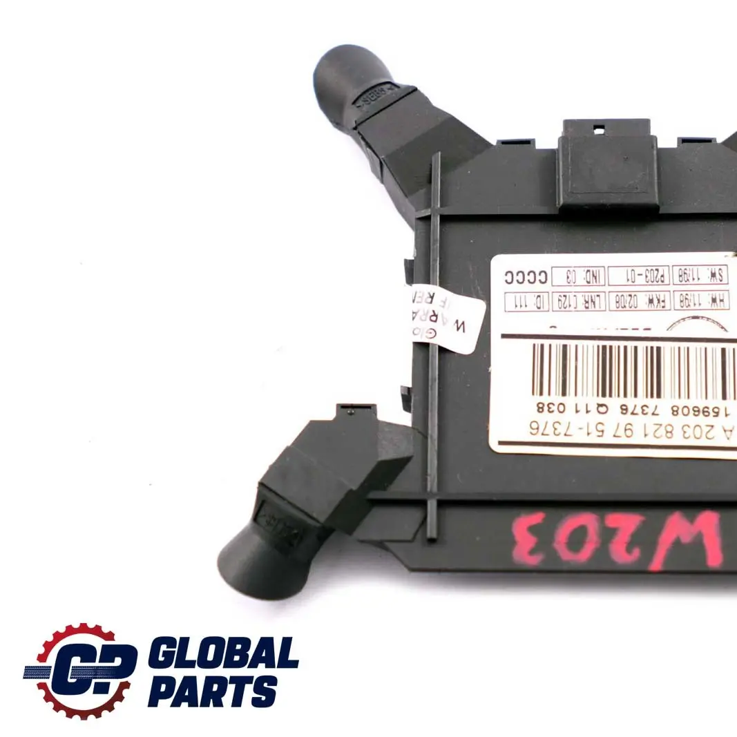  Mercedes-Benz C-Class W203 Alarm Sensor Module Unit - SKU A2038219751-1 - Part number A2038219751