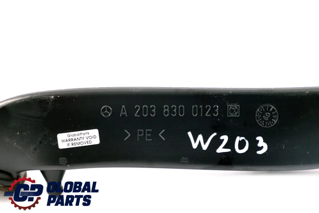  Mercedes-Benz C-Class W203 Console Air Duct Plastic Pipe Left N/S - SKU A2038300123 - Part number A2038300123