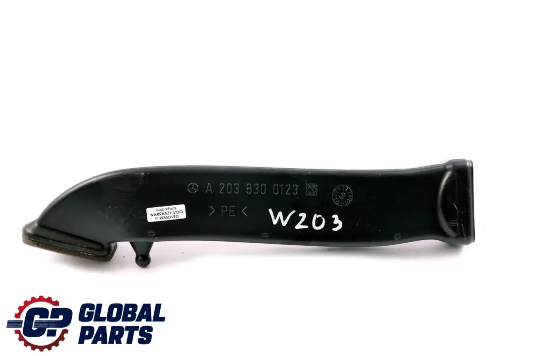 Mercedes-Benz C-Class W203 Console Air Duct Plastic Pipe Left N/S - SKU A2038300123 - Part number A2038300123