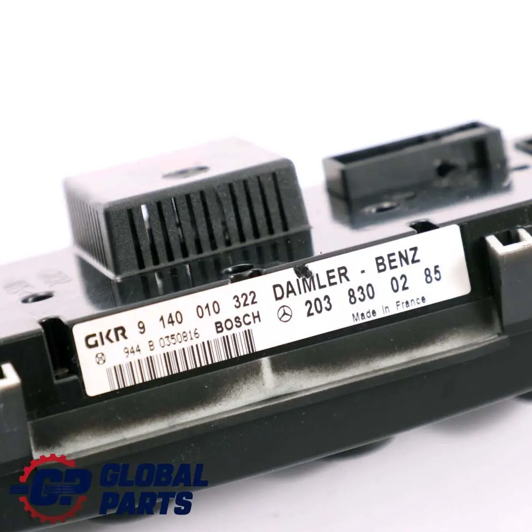  Mercedes-Benz C-Klasse W203 Klimabedienteil Schalterblock - SKU A2038300285 - Teilenummer A2038300285