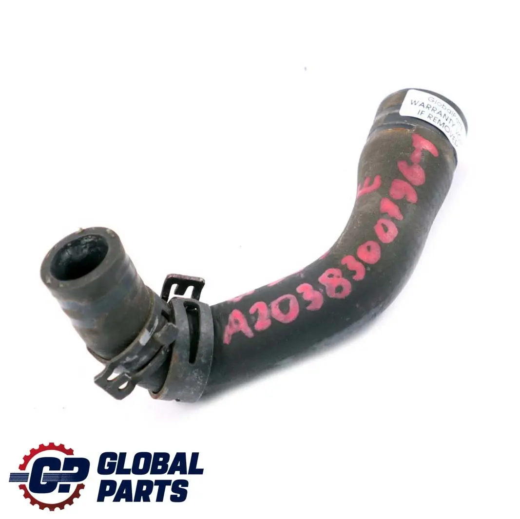  Mercedes-Benz CLK W203 W209 Eau Refroidissement Tuyau - SKU A2038300796-1 - Numéro de pièce A2038300796