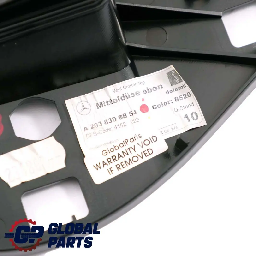 Mercedes-Benz C-Klasse W203 Armaturenbrett Luftdüse Halter für mit Teilenummer A2038300854 Mercedes-Benz C-Klasse W203 Armaturenbrett Luftdüse Halter - SKU A2038300854 - Teilenummer A2038300854