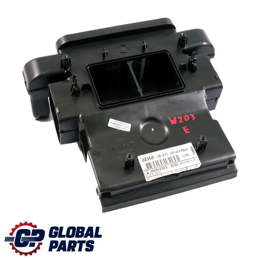 Mercedes-Benz C-Class W203 Heating Housing Air Distributor to with Part number A2038301003 Mercedes-Benz C-Class W203 Heating Housing Air Distributor - SKU A2038301003 - Part number A2038301003
