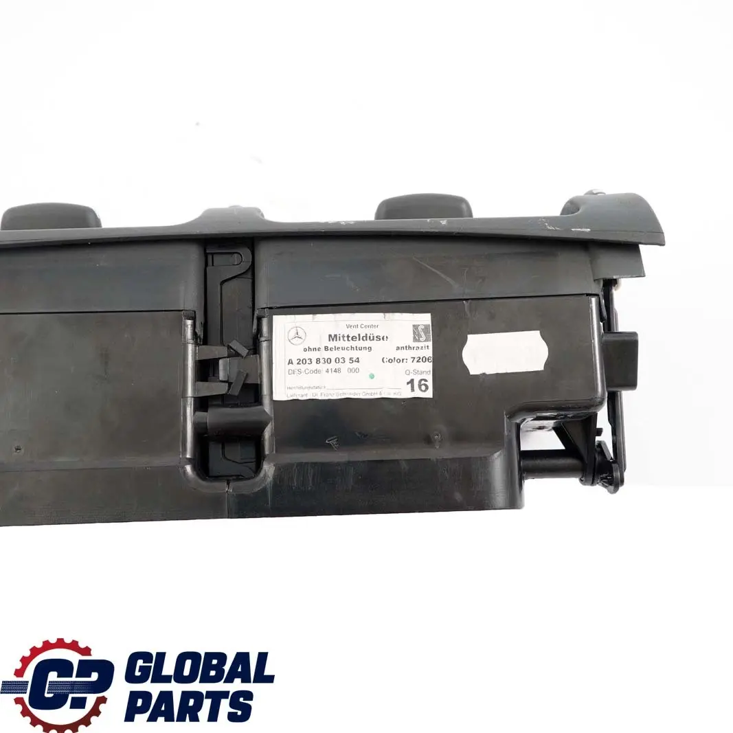  Mercedes-Benz C-Klasse W203 Luftdüse Düse Armaturenbrett Mitte - SKU A2038301354 - Teilenummer A2038300354