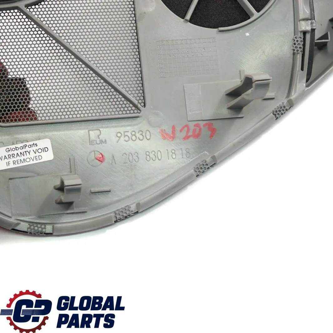  Mercedes-Benz C W203 Dashboard Dash Trim Air Vent Grill Cover Dark Alpaca Grey - SKU A2038301818 - Part number A2038301818