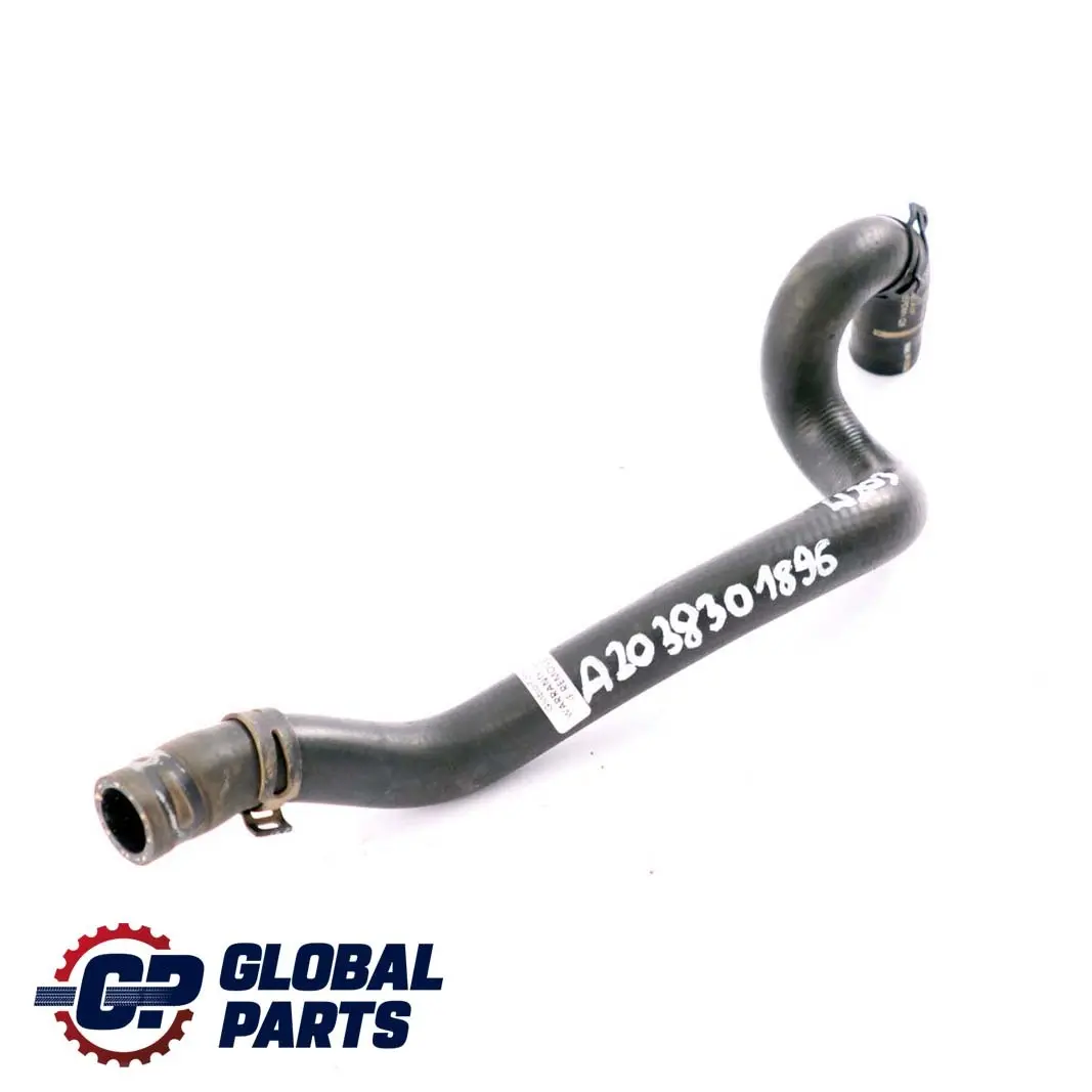 Mercedes-Benz C CLK Class W203 C209 Radiator Hose Heating Tube Pipe to with Part number A2038301896 Mercedes-Benz C CLK Class W203 C209 Radiator Hose Heating Tube Pipe - SKU A2038301896 - Part number A2038301896