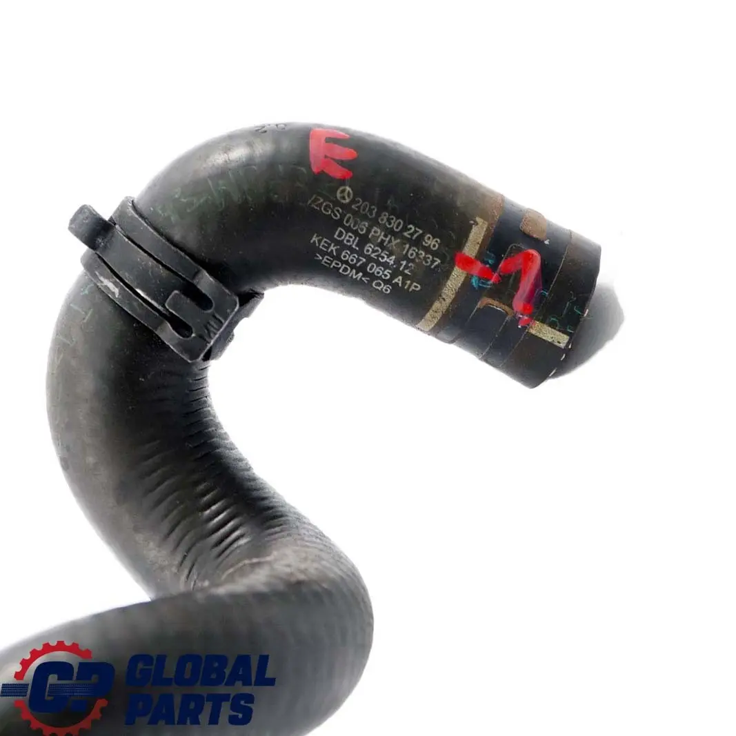  Mercedes-Benz W203 Tuyau de Radiateur Tuyau Flexible - SKU A2038302796-1 - Numéro de pièce A2038302796