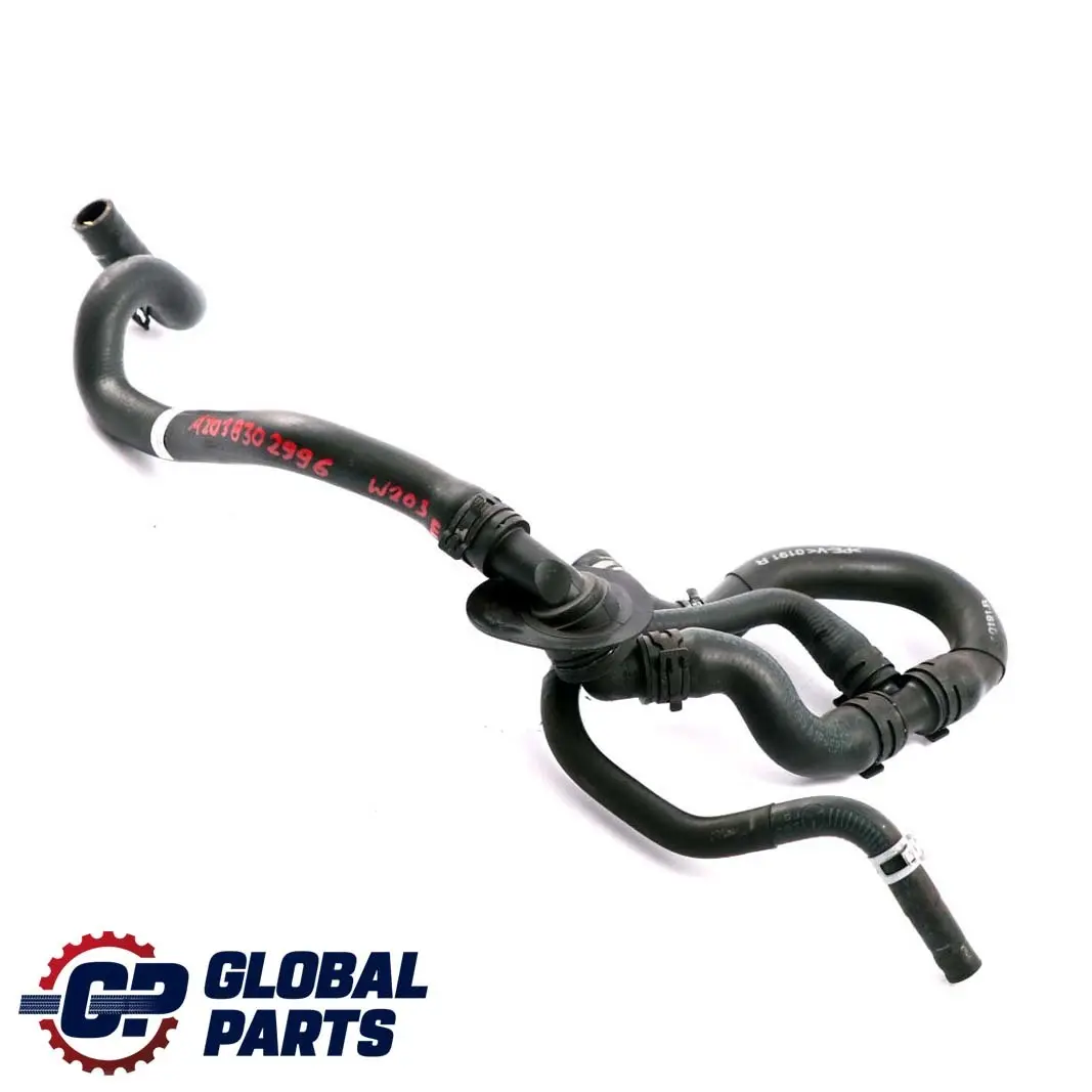  Mercedes-Benz C 180 W203 M111 Engine Heating Water Coolant Hose - SKU A2038302996 - Part number A2038302996