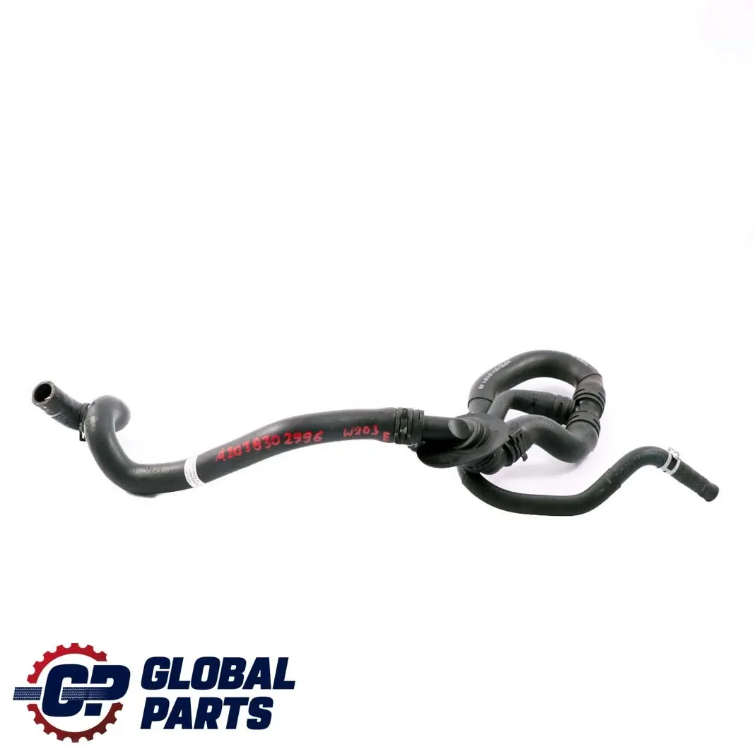  Mercedes-Benz C 180 W203 M111 Engine Heating Water Coolant Hose - SKU A2038302996 - Part number A2038302996