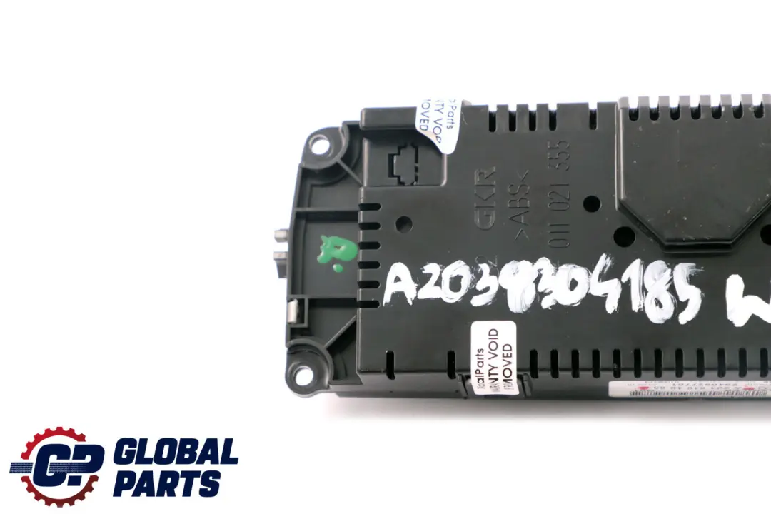 Mercedes W203 C209 Climate Heater Control Unit Switch Panel A2038304085 - SKU A2038304185 - Part number A2038304185