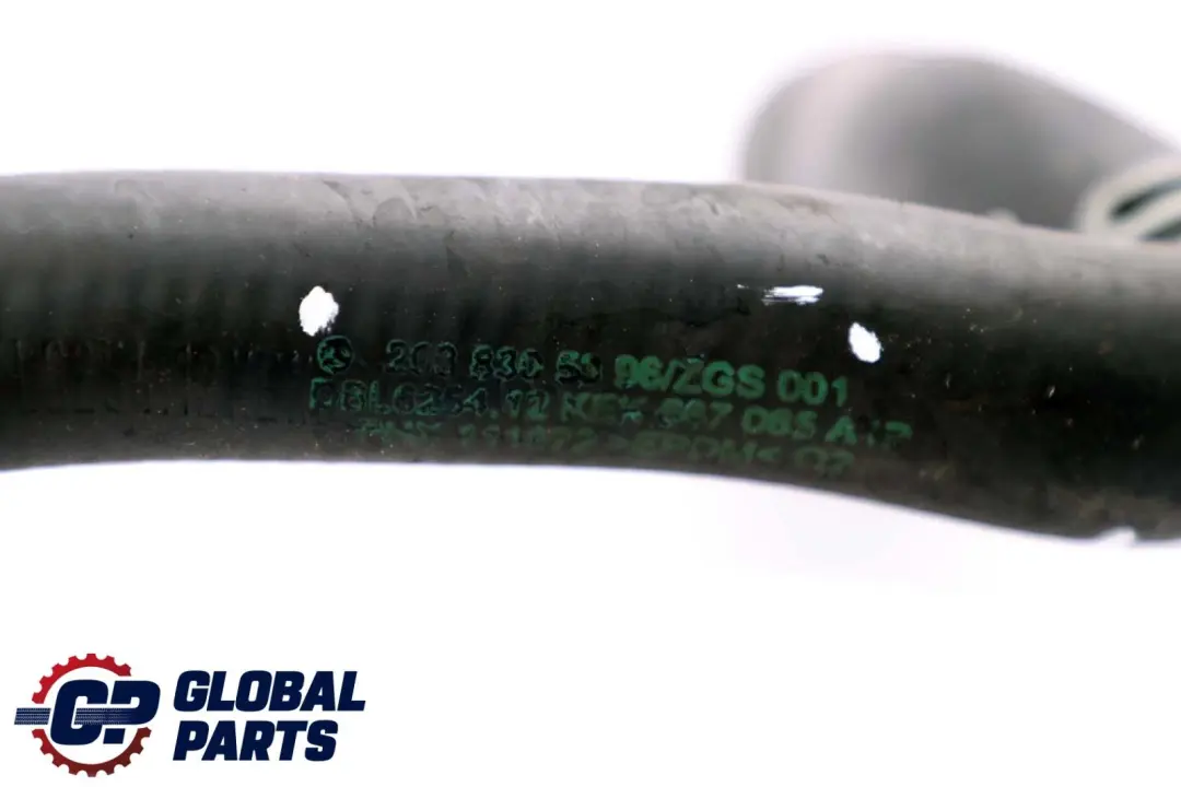 Mercedes-Benz C CLK Class W203 C209 Engine Water Coolant Pipe Hose to with Part number A2038305396 Mercedes-Benz C CLK Class W203 C209 Engine Water Coolant Pipe Hose - SKU A2038305396 - Part number A2038305396
